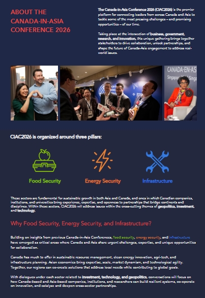 CANADA-IN-ASIA CONFERENCE 2026